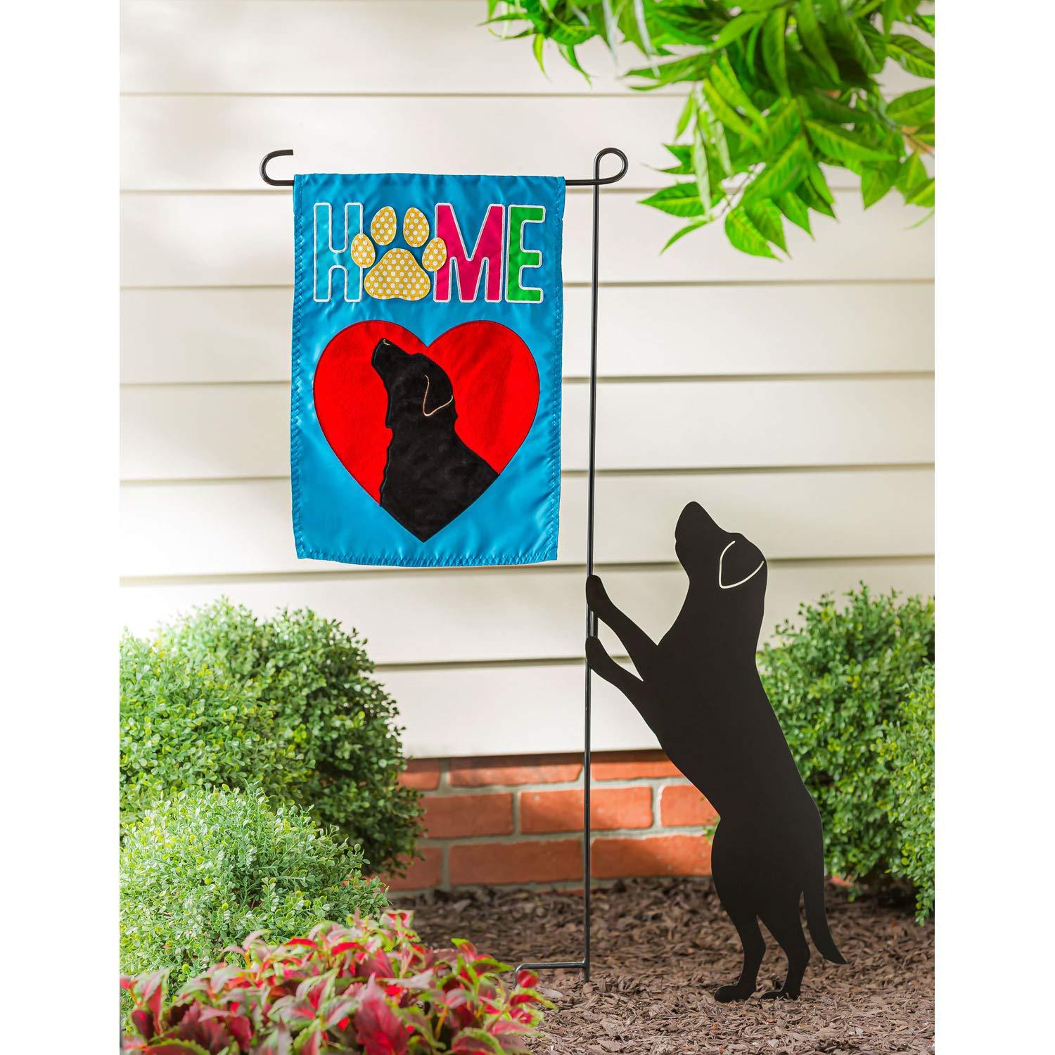 Personalized Dog Home Garden Flag - Custom Pet Decor for Outdoor & Indoor Use - Perfect for Yard, Patio, and Front Door Decorations