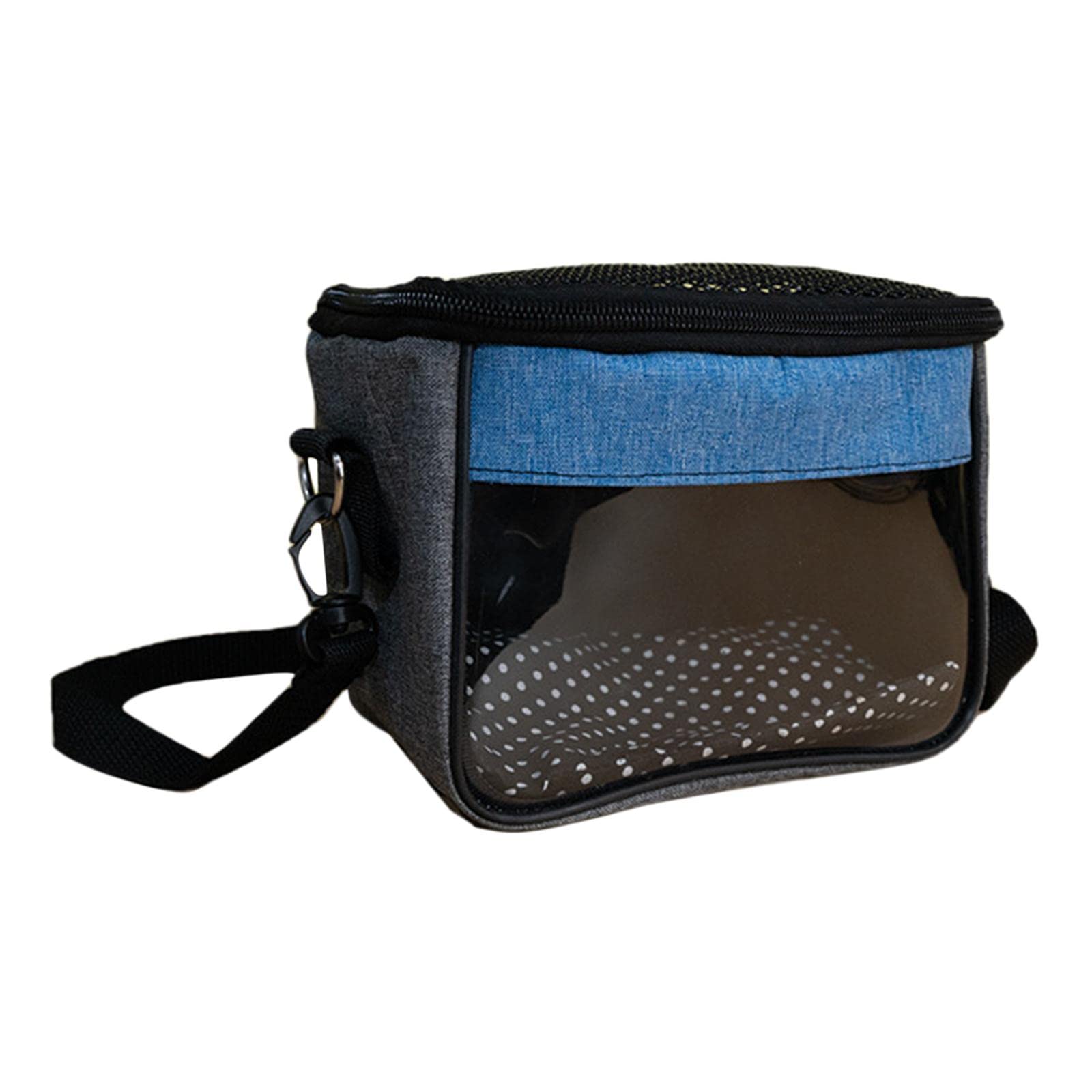 GAH Pets Small Animal Carrier Bag - Portable Hamster Travel Cage for Guinea Pigs, Rabbits & Rodents (7.87x6.30x4.72 Inch) - Perfect for Vet Visits, Outdoor Adventures & Daily Transport