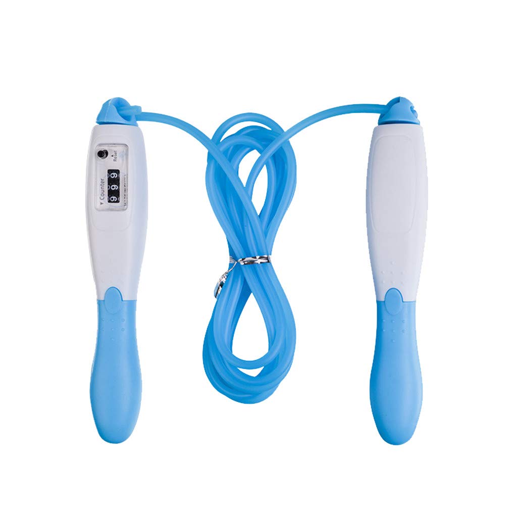 Adjustable Digital Jump Rope with Weight Setting & Counter - Smart Skipping Rope for Men & Women - Perfect for Indoor/Outdoor Workouts, Home Gym & Cardio Training