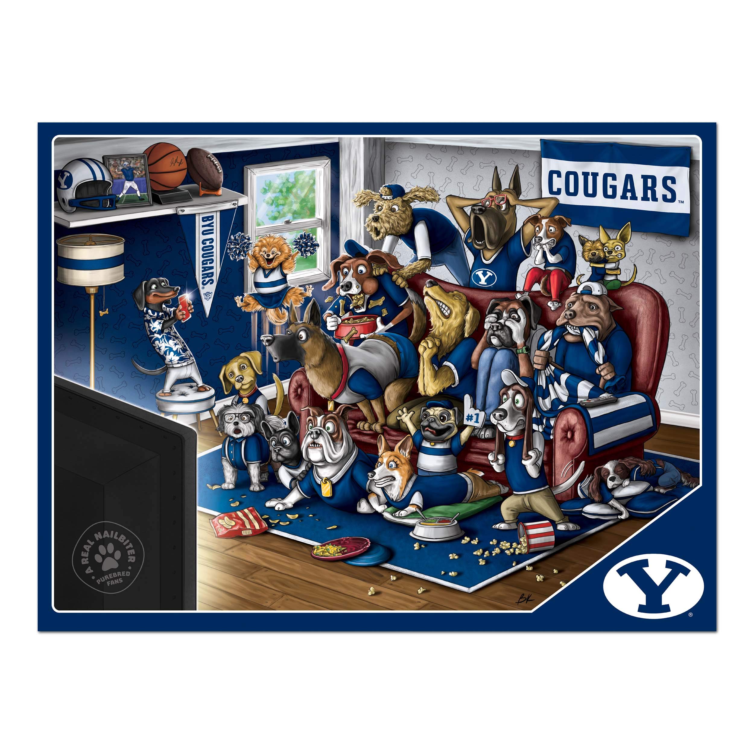 YouTheFan NCAA College Sports Fan Puzzle - 500 Piece Challenging Jigsaw Puzzle for Adults & Teens - Perfect for Game Nights, Gifts, and Home Decor