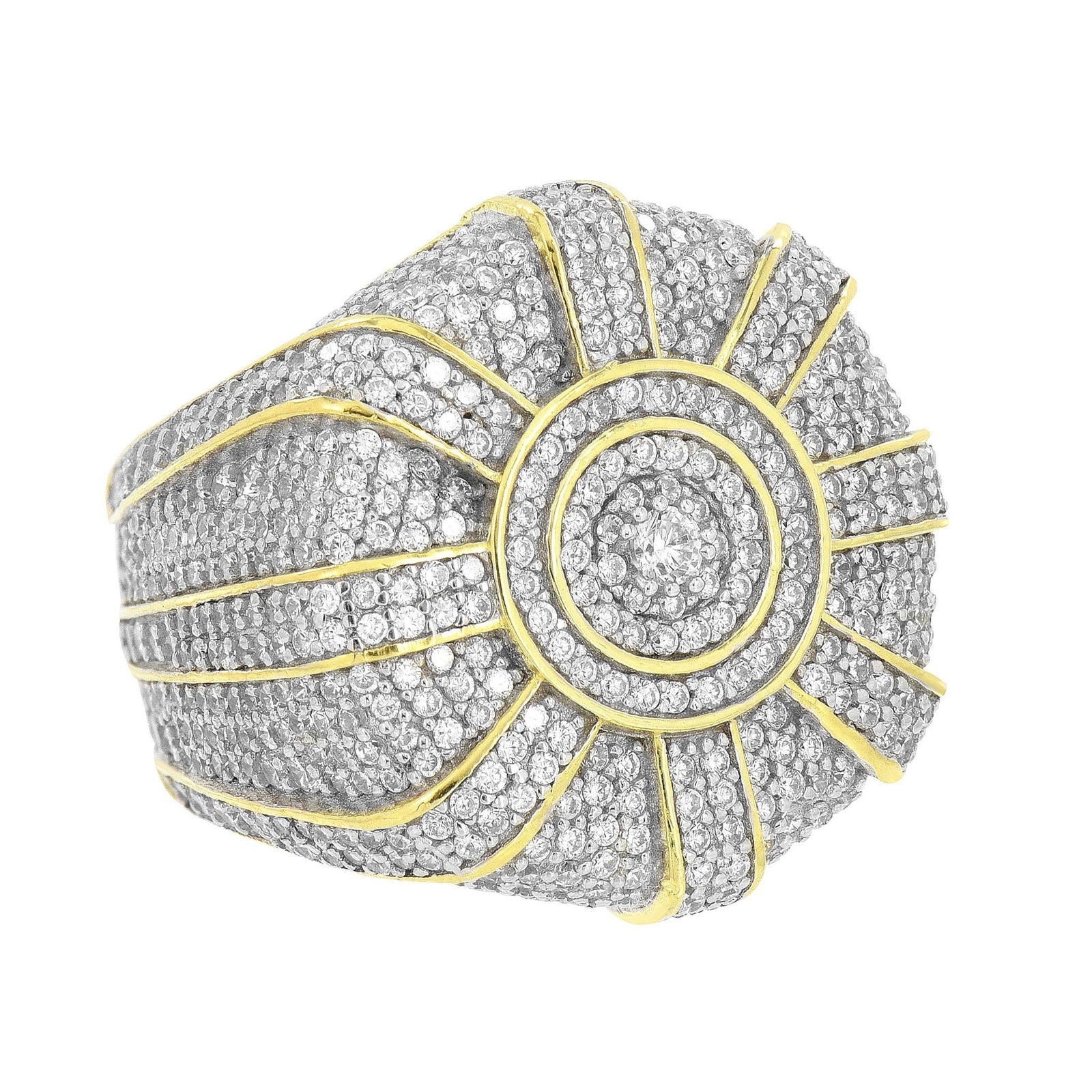 Men's Gold Plated Sterling Silver Ring - Custom Designer Jewelry for Gifts, Weddings & Special Occasions