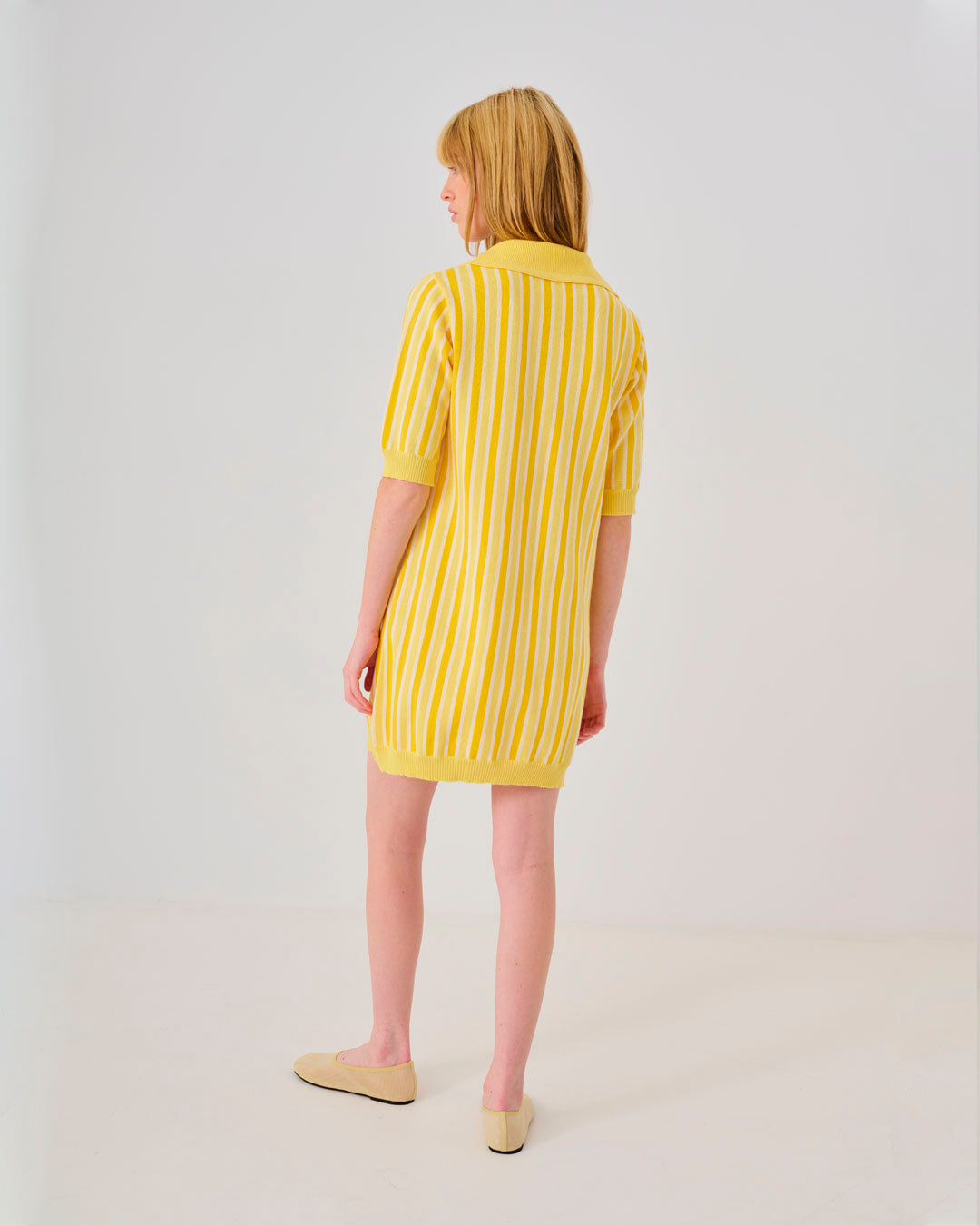 Xiringo Women's Summer Yellow Dress - Flowy Casual Sundress for Beach, Vacation & Everyday Wear
