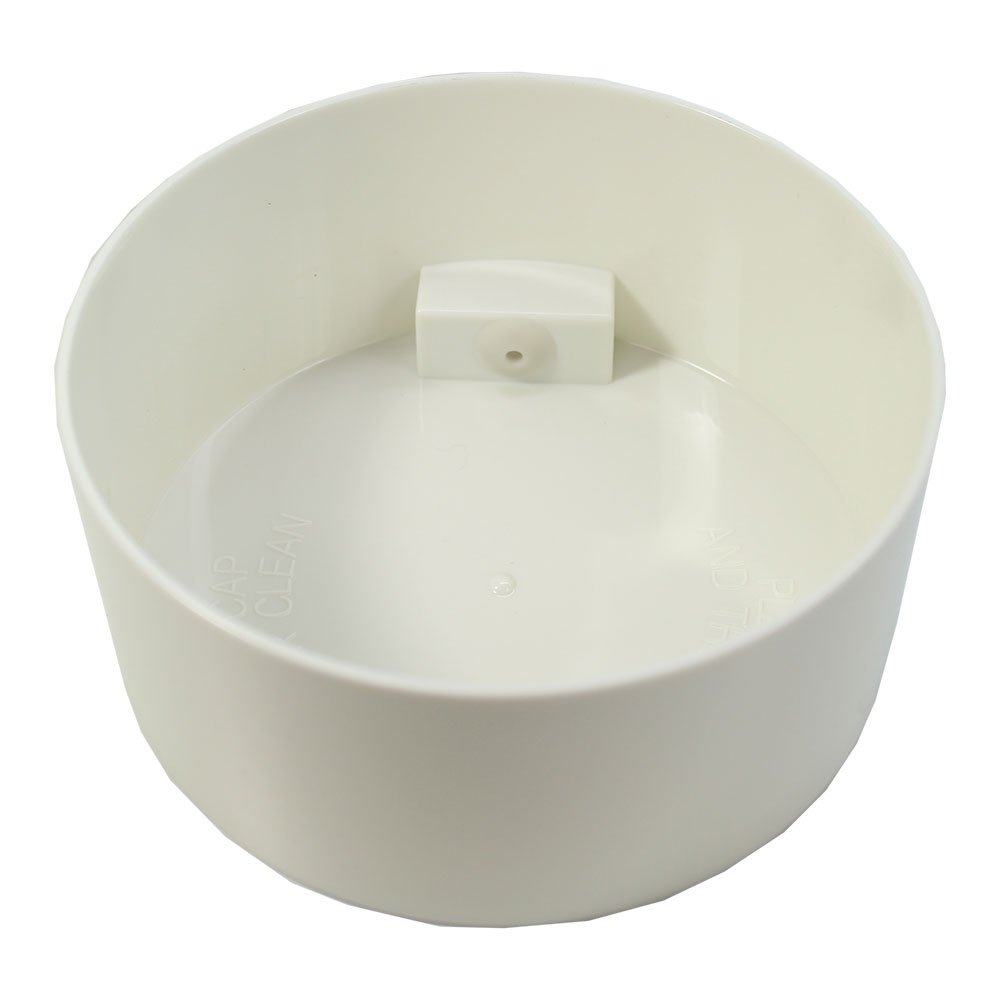 Pawvac 24oz Vacuum Sealed Pet Food Storage Container with White Cap & Black Paws - Airtight Dry Food Dispenser for Dog Treats, Cat Kibble & Bird Seed - Perfect for Kitchen Pantry Organization & Fresh Pet Food Storage