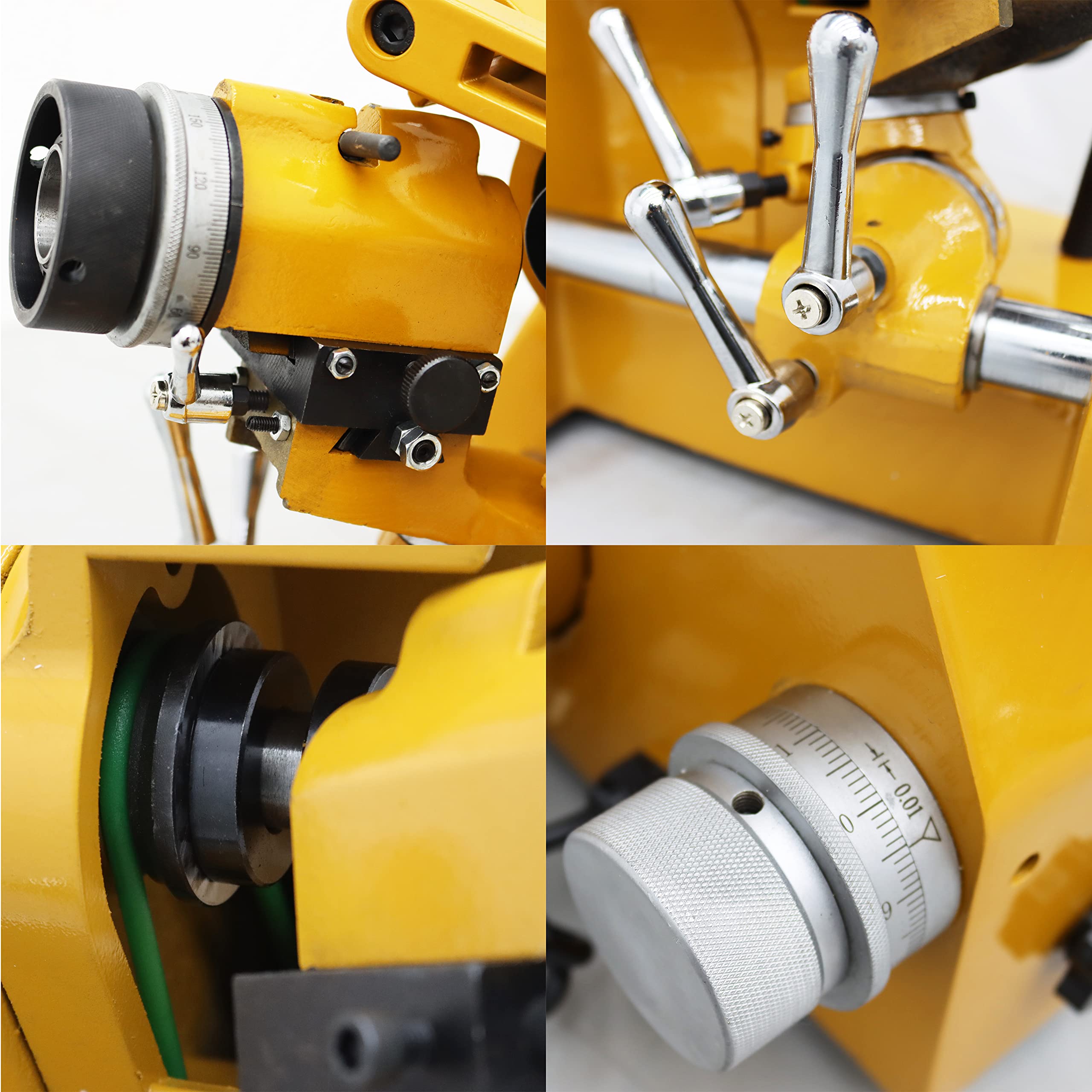 TECHTONGDA Professional Drill Bit Sharpener & End Mill Grinder - 220V R8 Collect Sharpening Machine for Twist Drills & Cutting Tools | Perfect for Metalworking, Woodworking & DIY Projects
