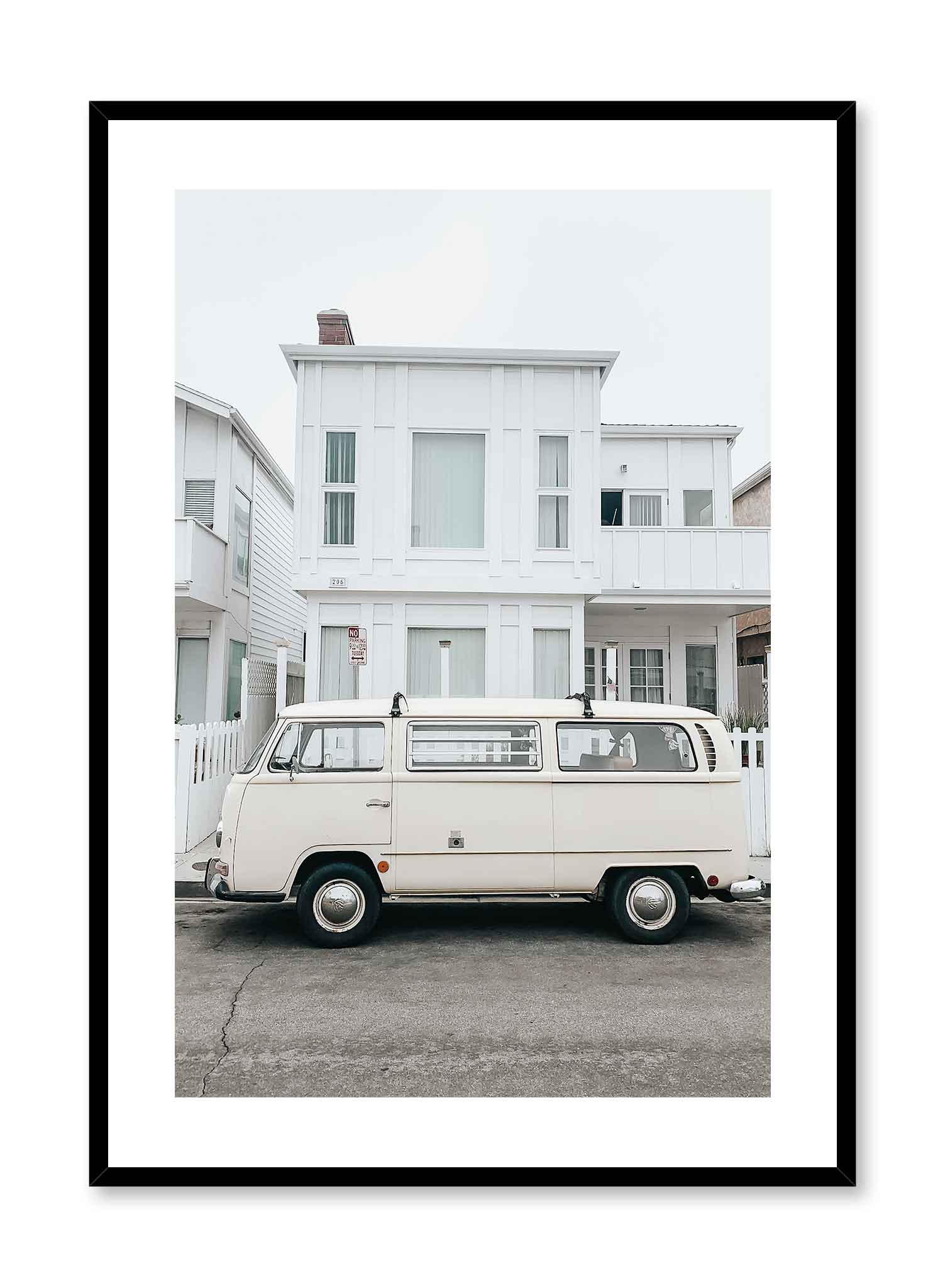 Vintage Minivan Poster - Classic Retro Car Wall Art for Home, Office & Man Cave Decor - Perfect for Car Enthusiasts & Automotive Lovers