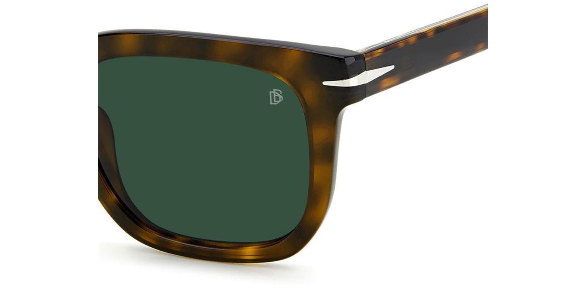 David Beckham DB7076/S Men's Sunglasses - Polarized UV Protection Aviator Style for Driving, Outdoor & Fashion