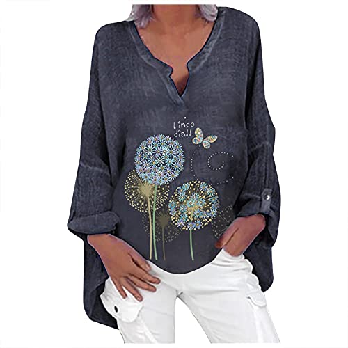 Floral Print Women's Casual Tunic Top - Crewneck Blouse for Summer & Fall | Workout, Office & Everyday Wear