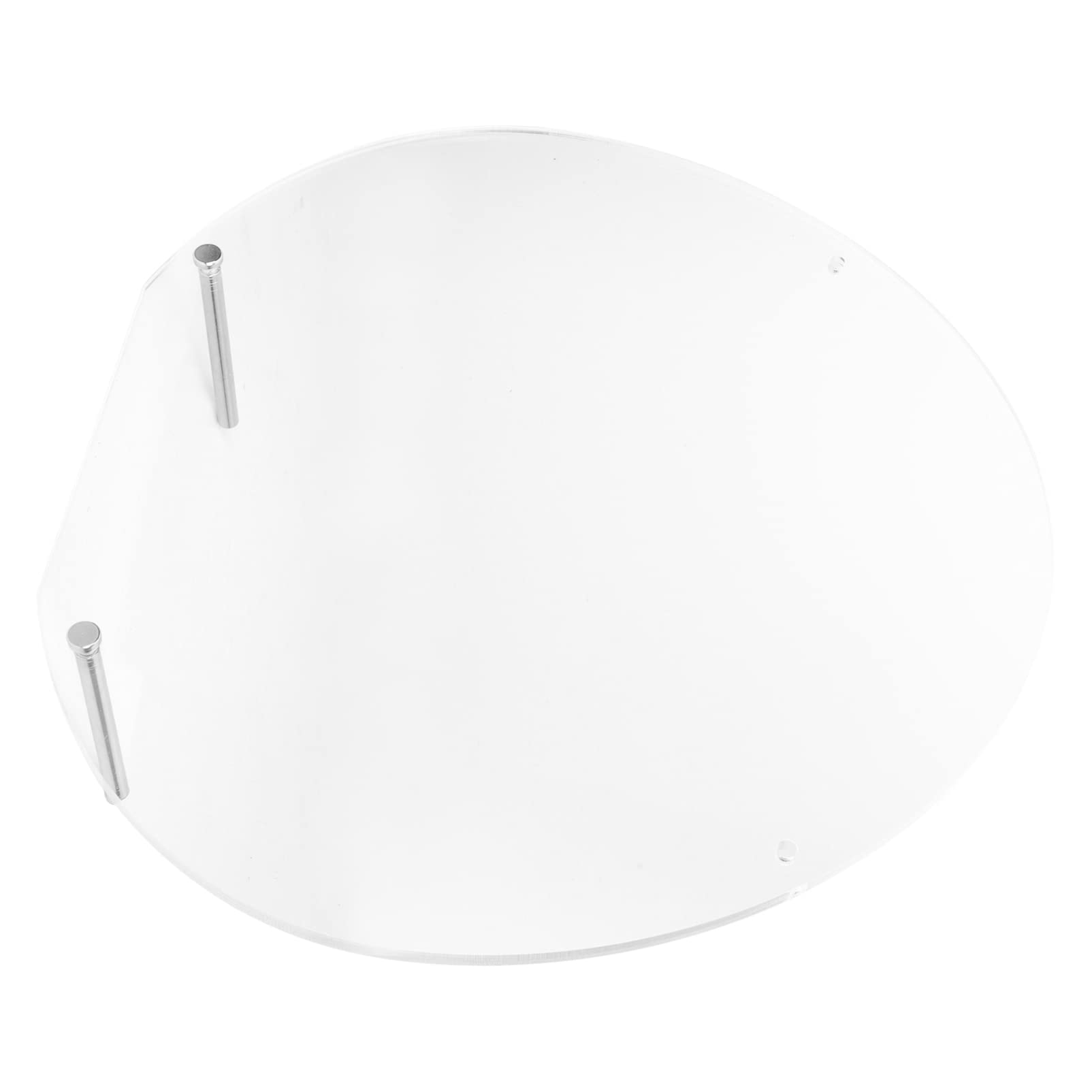 Zerodeko Clear Acrylic Mask Display Stand - Transparent Face Mask Holder & Organizer for Retail Stores, Pharmacies, and Home Desktop Organization - Perfect for PPE Storage and Display
