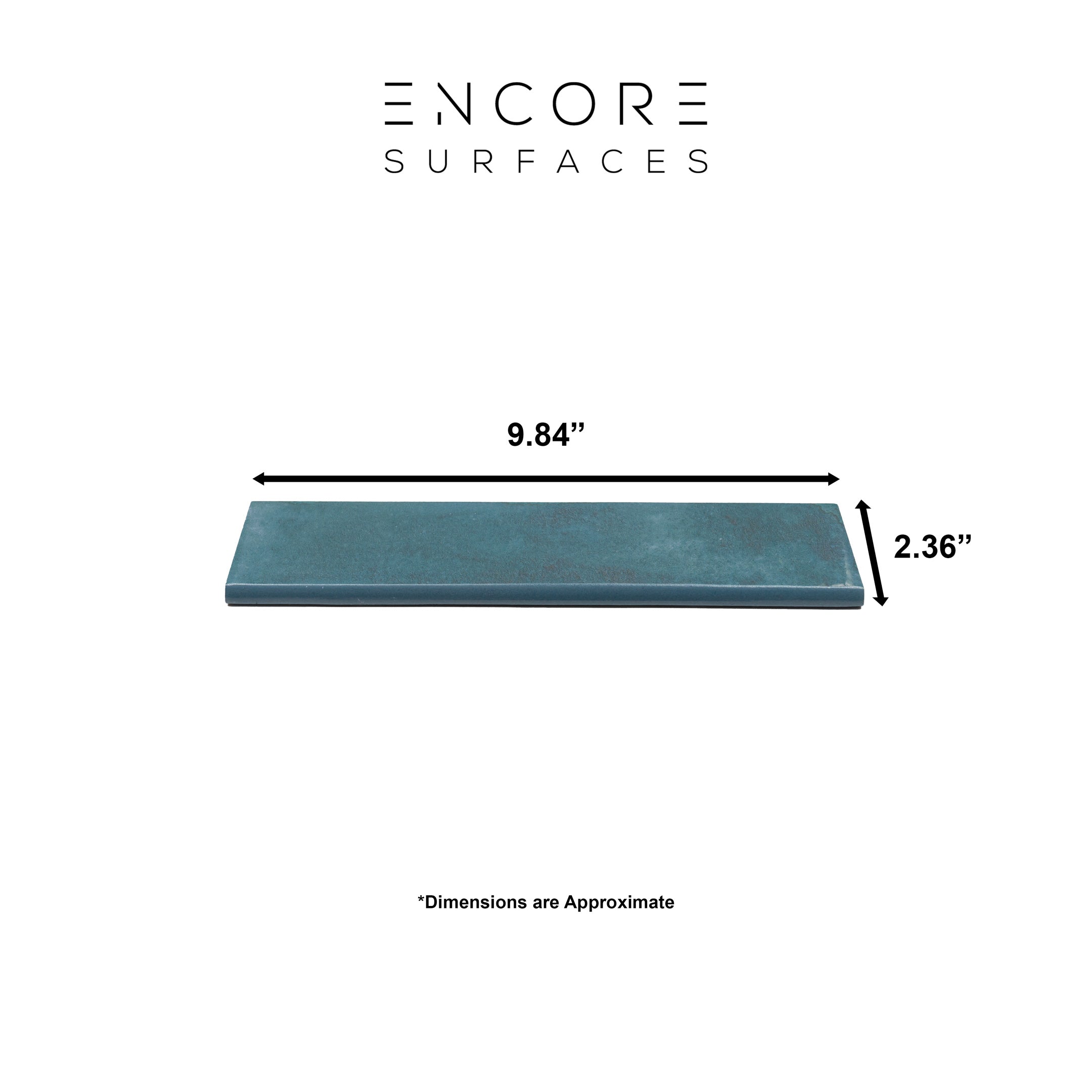 Mojave Bullnose Ceramic Tile - Premium Ceramica Rondine for Kitchen Backsplash, Bathroom, and Shower Walls - Durable & Stylish Home Decor