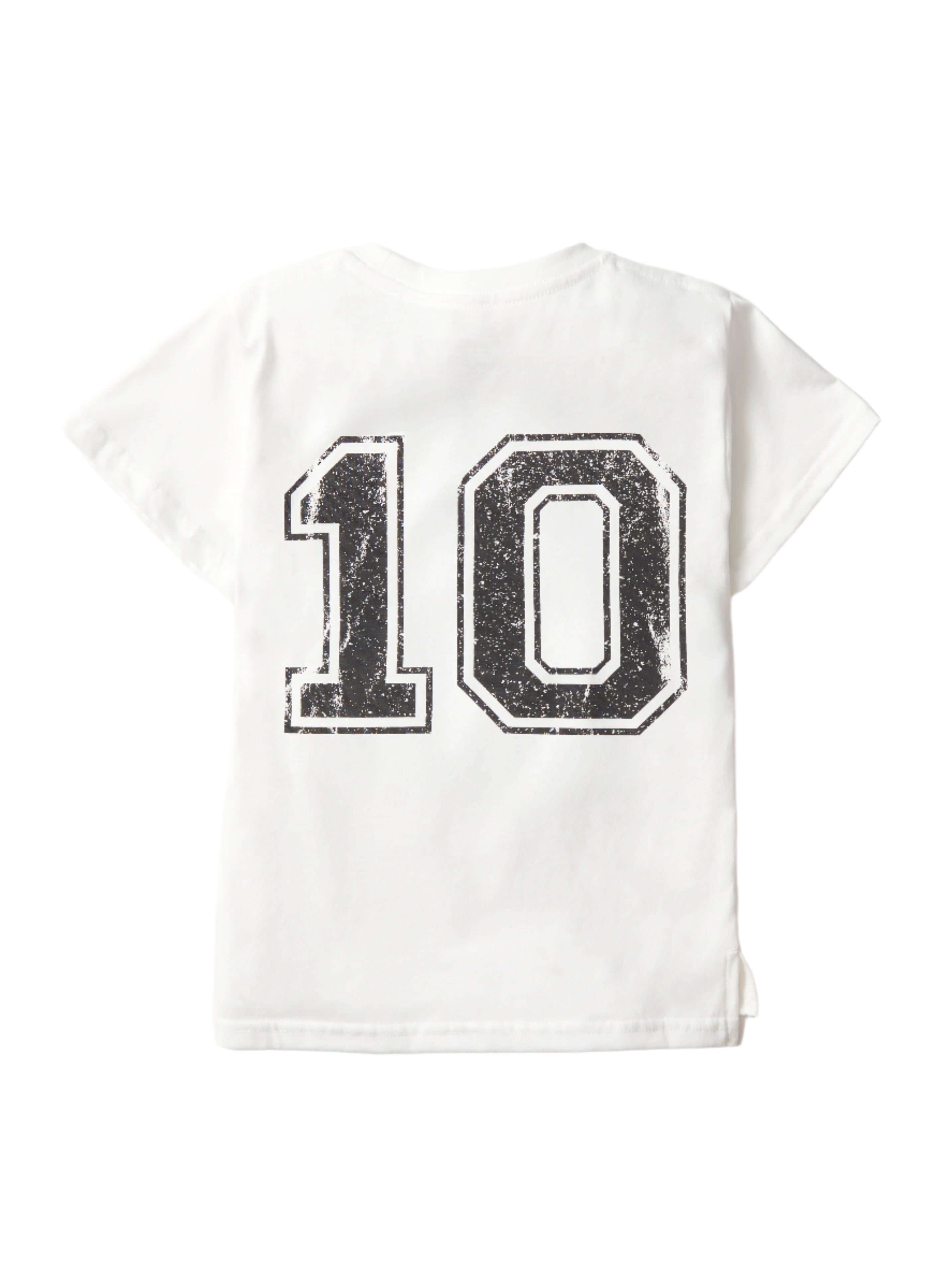 10th Birthday Elevated T-Shirt for Girls - Soft Cotton White Tee - Perfect for Birthday Parties & Celebrations