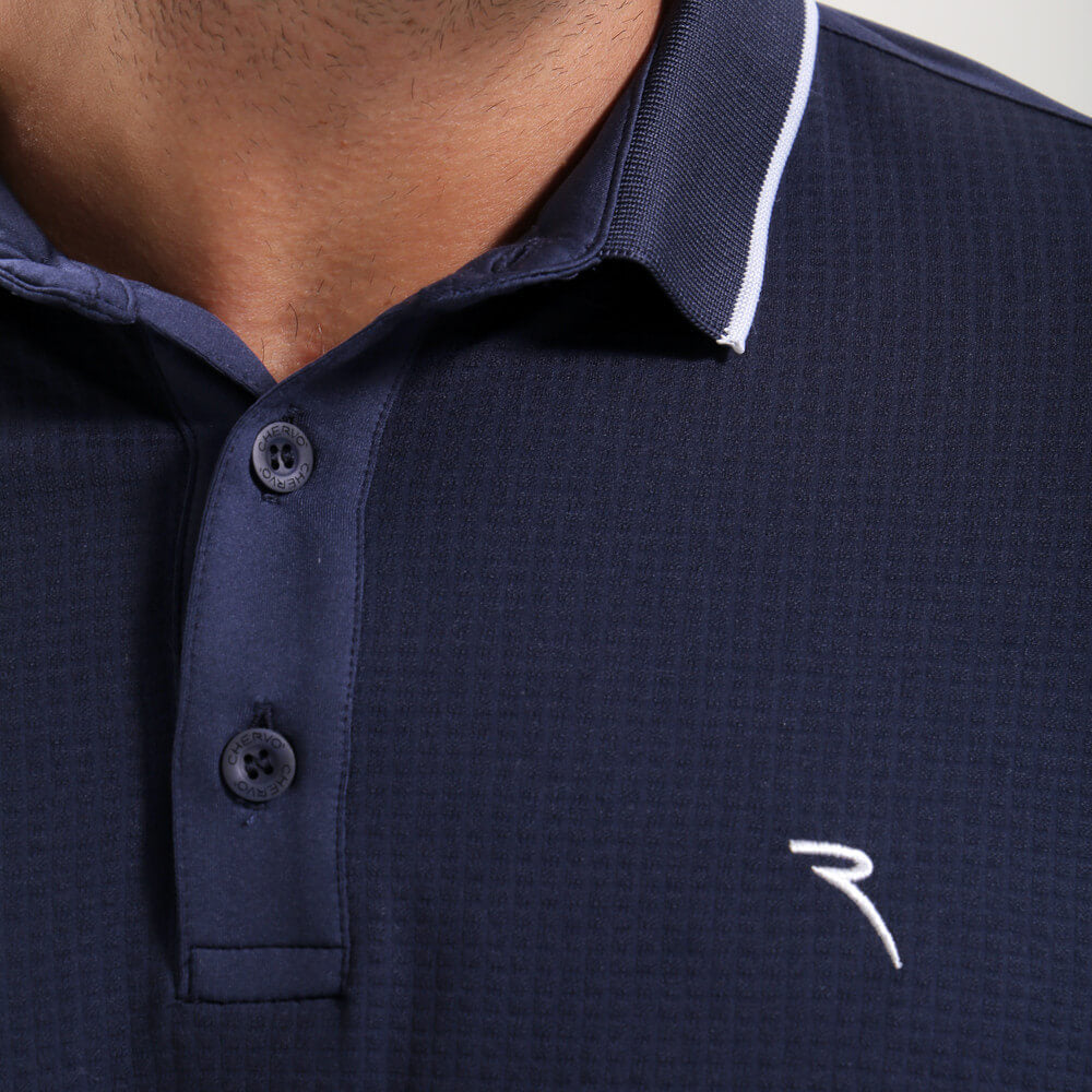 Clima Waffle Drymatic® Polo Shirt for Men - Moisture-Wicking & Breathable Performance Top for Golf, Tennis & Outdoor Activities
