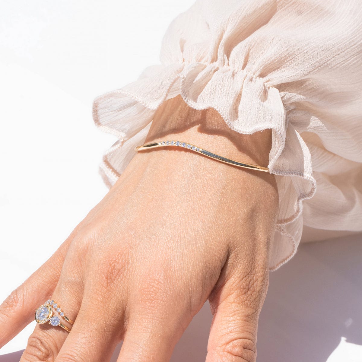 Elegant Serene Diamond Bracelet for Women - Perfect for Weddings, Anniversaries & Special Occasions