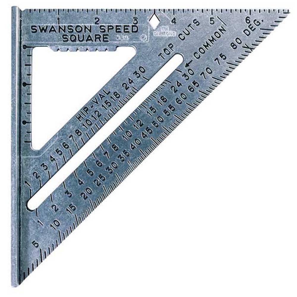 Bucket Boss AirLift Tool Belt with Suspenders - 52 Inch Brown Work Belt for Carpenters & SWANSON S0101 7 Inch Blue Speed Square - Durable Construction Tools for Woodworking, Roofing & DIY Projects