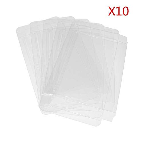 WICAREYO 10Pcs Clear PSP Game Box Protector Case - Cartridge Box Sleeve CIB Protector for PSP Games | Perfect for Game Collection, Storage & Display Protection