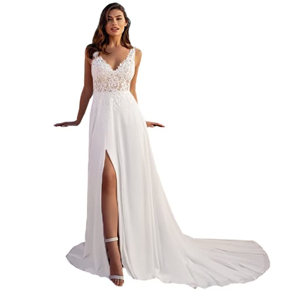 Elegant Youjiayi Lace Mermaid Wedding Dress for Bride 2024 - Sweep Train Long Sleeve Bridal Gown with Beading - Perfect for Beach, Church & Formal Weddings