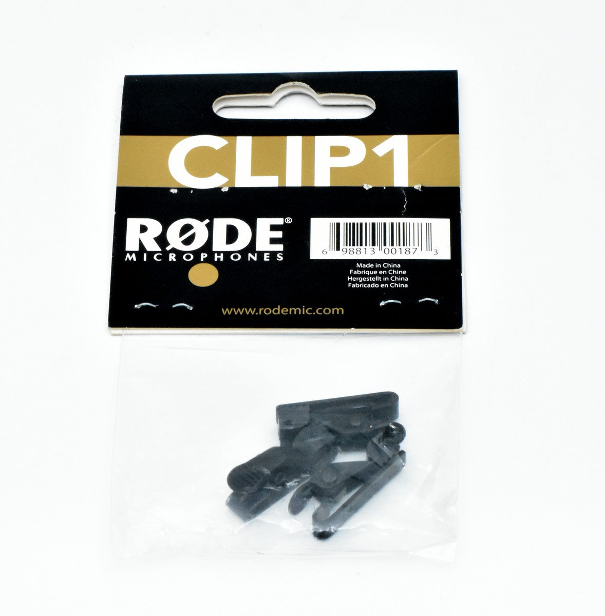 Rode CLIP1 MiCon Cable Management Clip - Pack of 3 (Open Box) | Perfect for Podcasting, Streaming & Studio Audio Setup