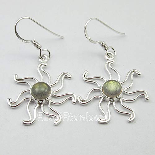 Labradorite Earrings 1.5