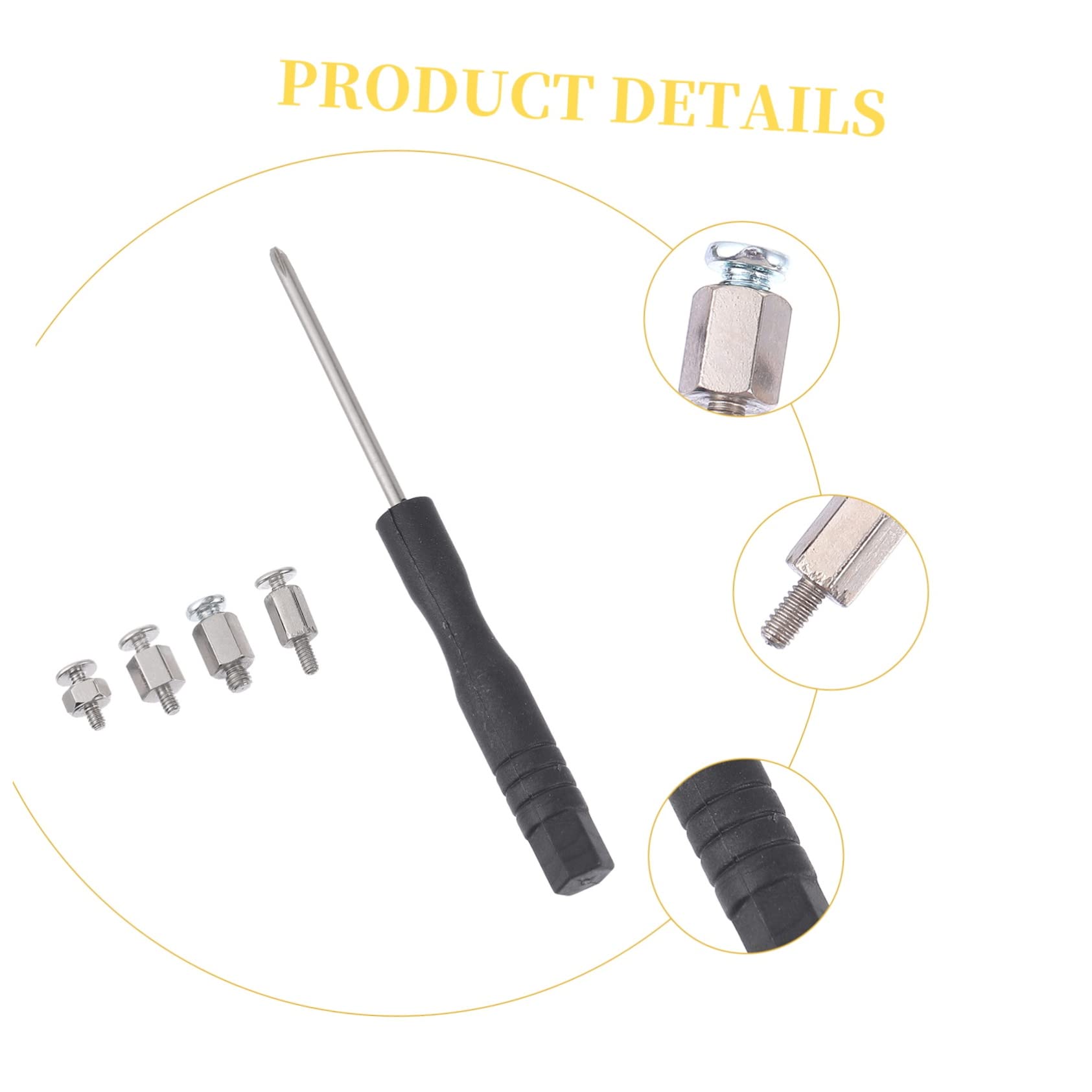 ABOOFAN 2 Sets Laptop Motherboard Screws Kit - M2 Screws, Standoffs, SSD Mounting Hardware, Hex Nuts & Rivet Nuts - Stainless Steel Computer Repair Parts for Laptop, PC & Hard Drive Installation