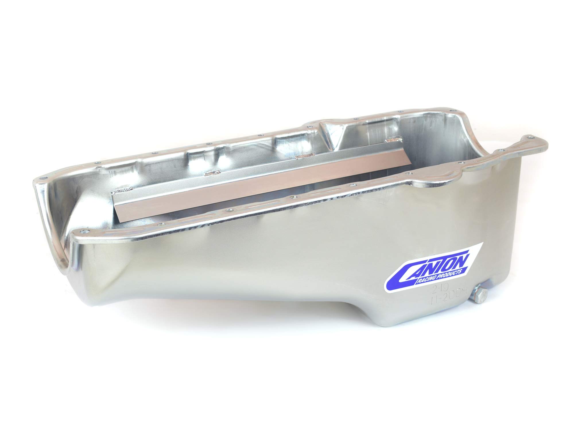 Canton Racing 11-200M Small Block Stock Appearing Circle Track Oil Pan - High Performance Oil Pan for Chevy Small Block Engines - Perfect for Racing, Track Days & Performance Upgrades (1 Pack)