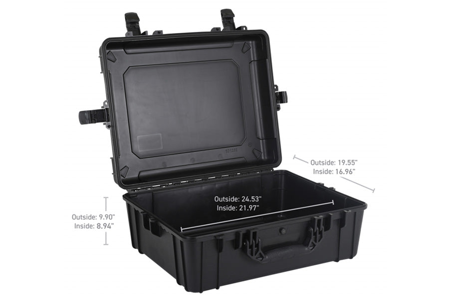 Go Rhino Xventure Gear Hard Case with Foam Insert - 25in Large Protective Storage Box for Tools, Equipment & Outdoor Gear - Perfect for Camping, Travel & Off-Road Adventures