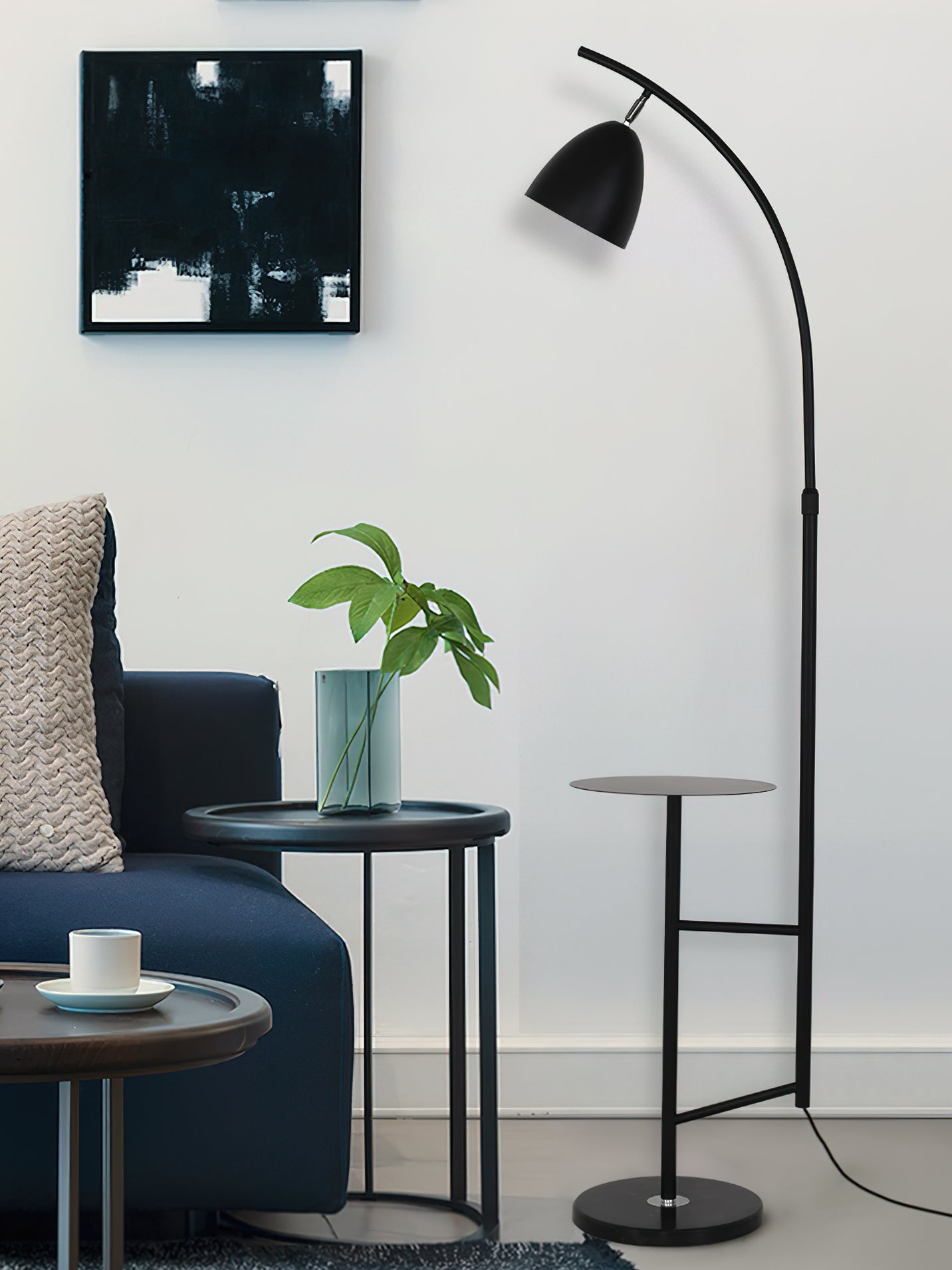 Modern LED Fishing Floor Lamp with Adjustable Brightness - Perfect for Reading, Living Room, and Bedroom Lighting