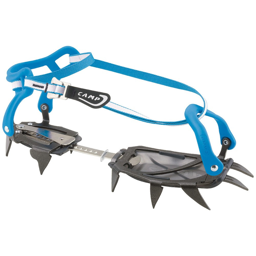 CAMP Stalker Universal Crampons - Lightweight Traction Cleats for Hiking, Ice Climbing & Winter Walking - Non-Slip Snow & Ice Grips for Boots & Shoes