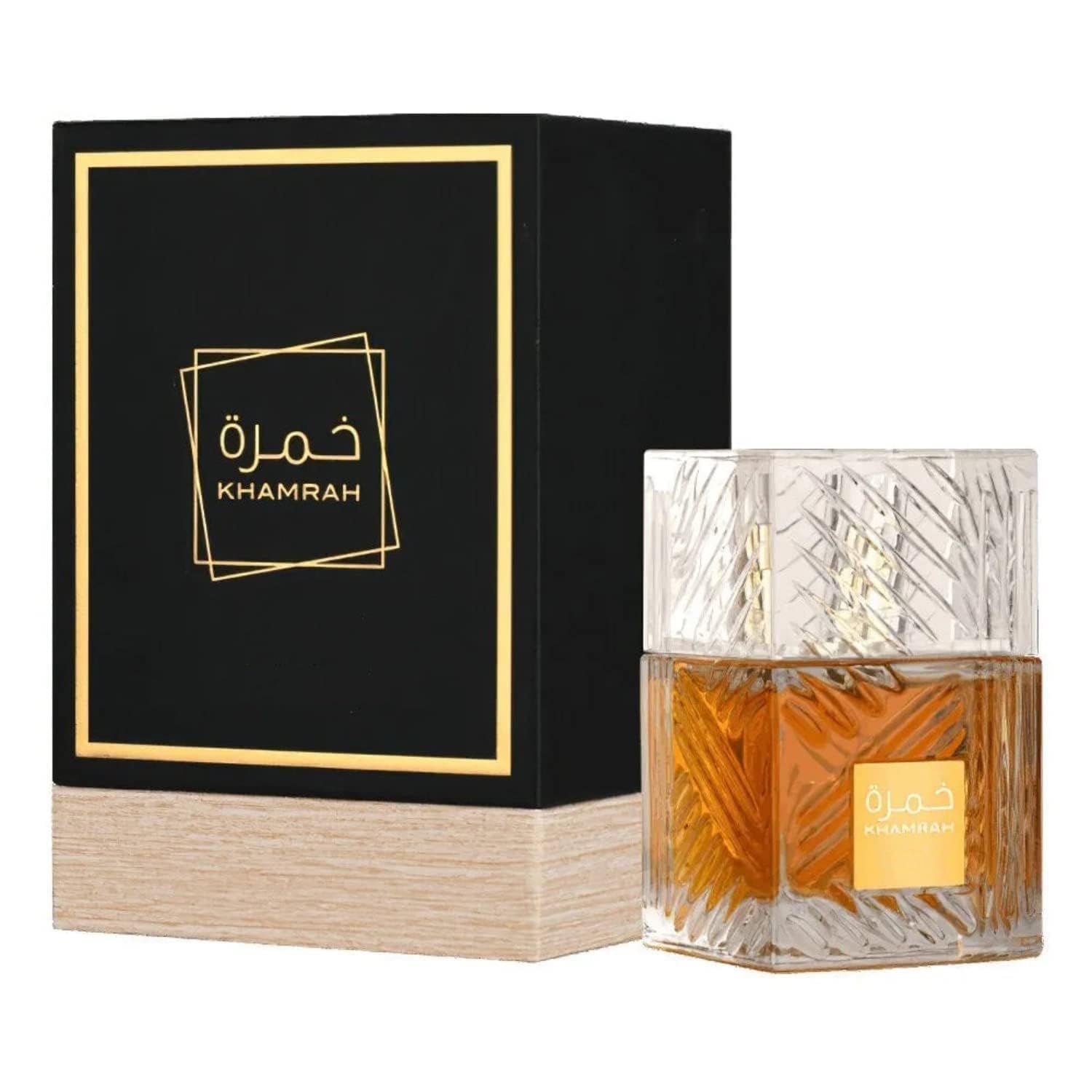 YUJI Khamrah Eau De Parfum 100ml - Long Lasting Luxury Perfume with Spicy Woody Fragrance | Premium Perfume Gift Set for Women & Men | Perfect for Date Night, Special Occasions & Daily Wear