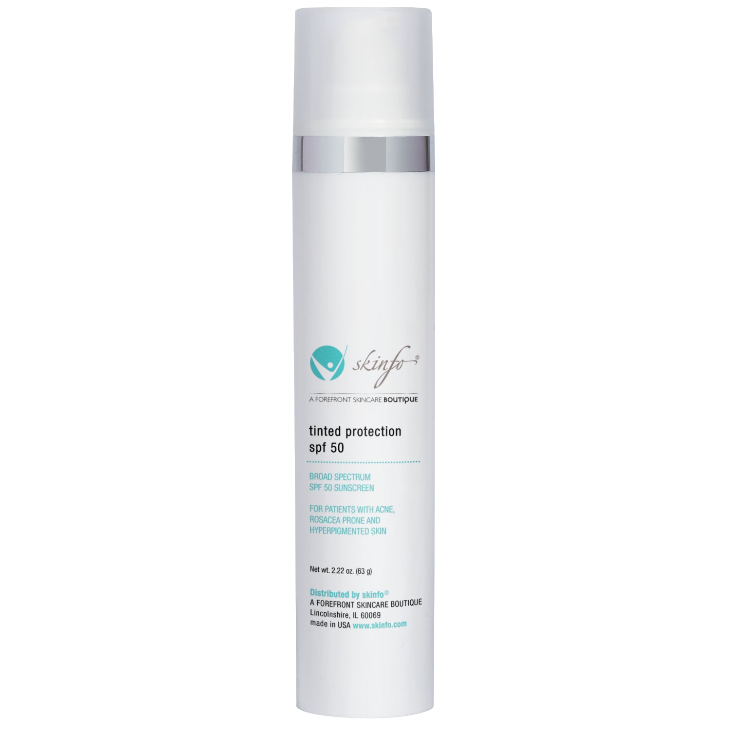 Skinfo Tinted Sunscreen SPF 50 - Broad Spectrum Face Moisturizer with Natural Glow | Daily UV Protection for Outdoor Activities & Beach Days