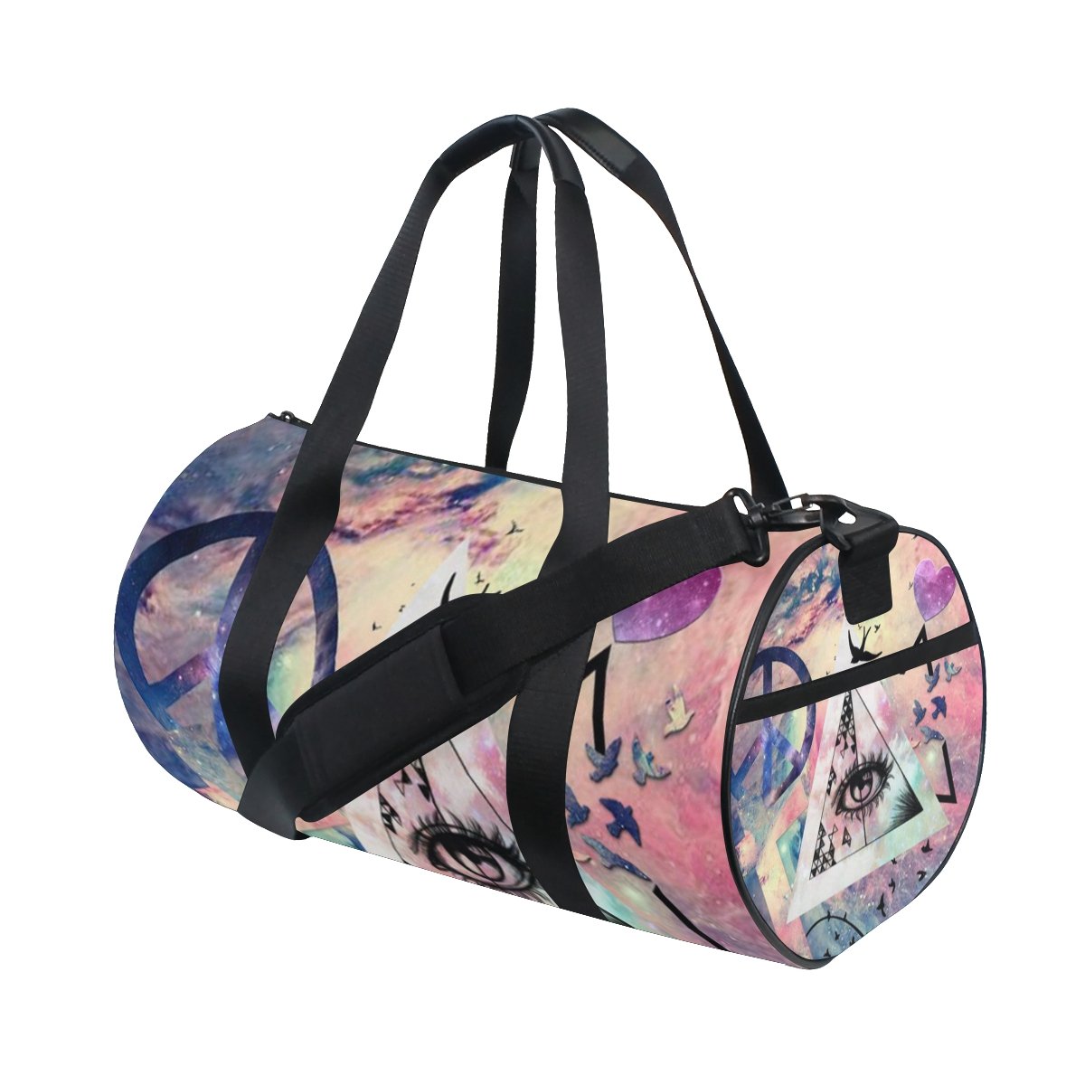 Stylish JSTEL Sports Gym Bag for Women & Men - Durable Travel Duffel with Trendy Pinterest Patterns - Perfect for Workouts, Travel & Gym Essentials