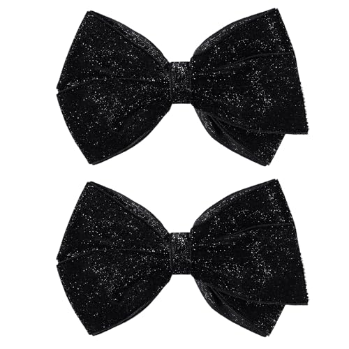 glitter velvet black