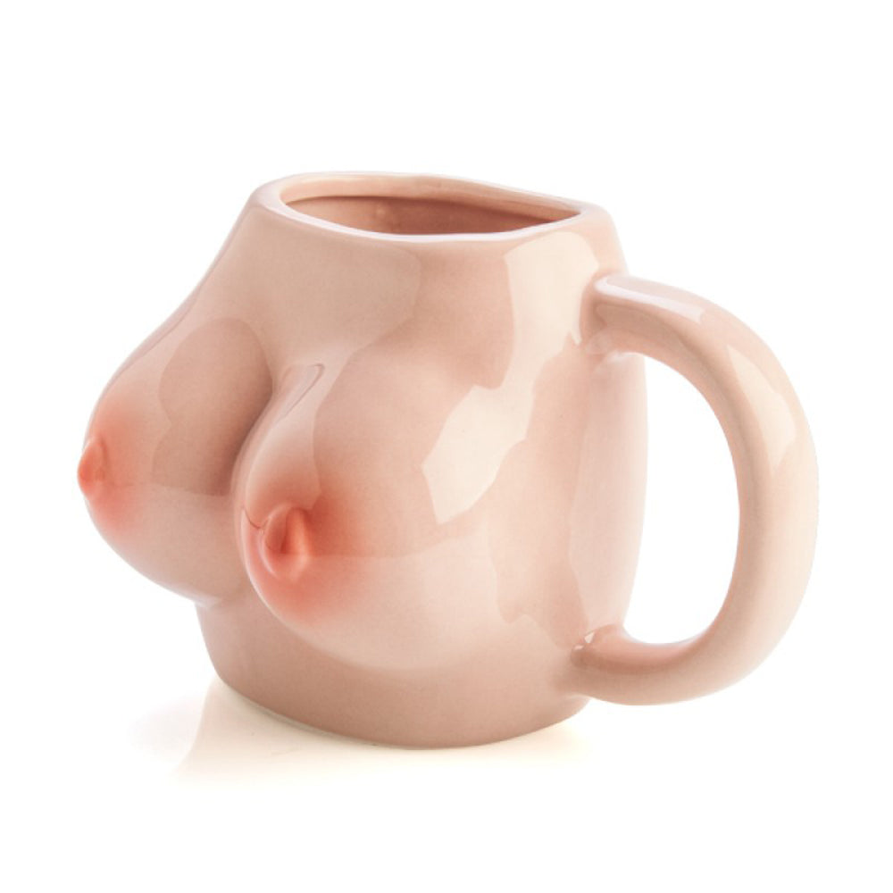 3D Boobs Mug - Funny Novelty Coffee Cup for Men & Women - Perfect for Gag Gifts, Office Pranks, and Birthday Parties