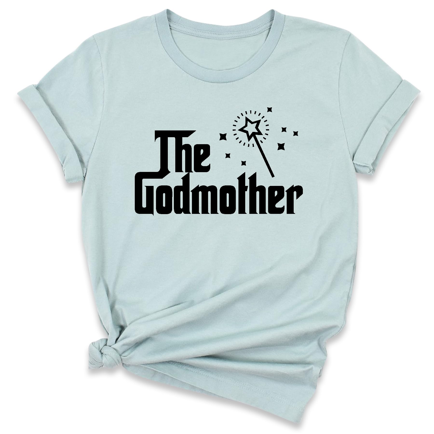 Godmother T-Shirt - Fairy Mother Shirt for Baptism & Mother's Day Gifts | Comfortable Cotton Tee for Godmothers, Grandmothers & Special Women in Your Life