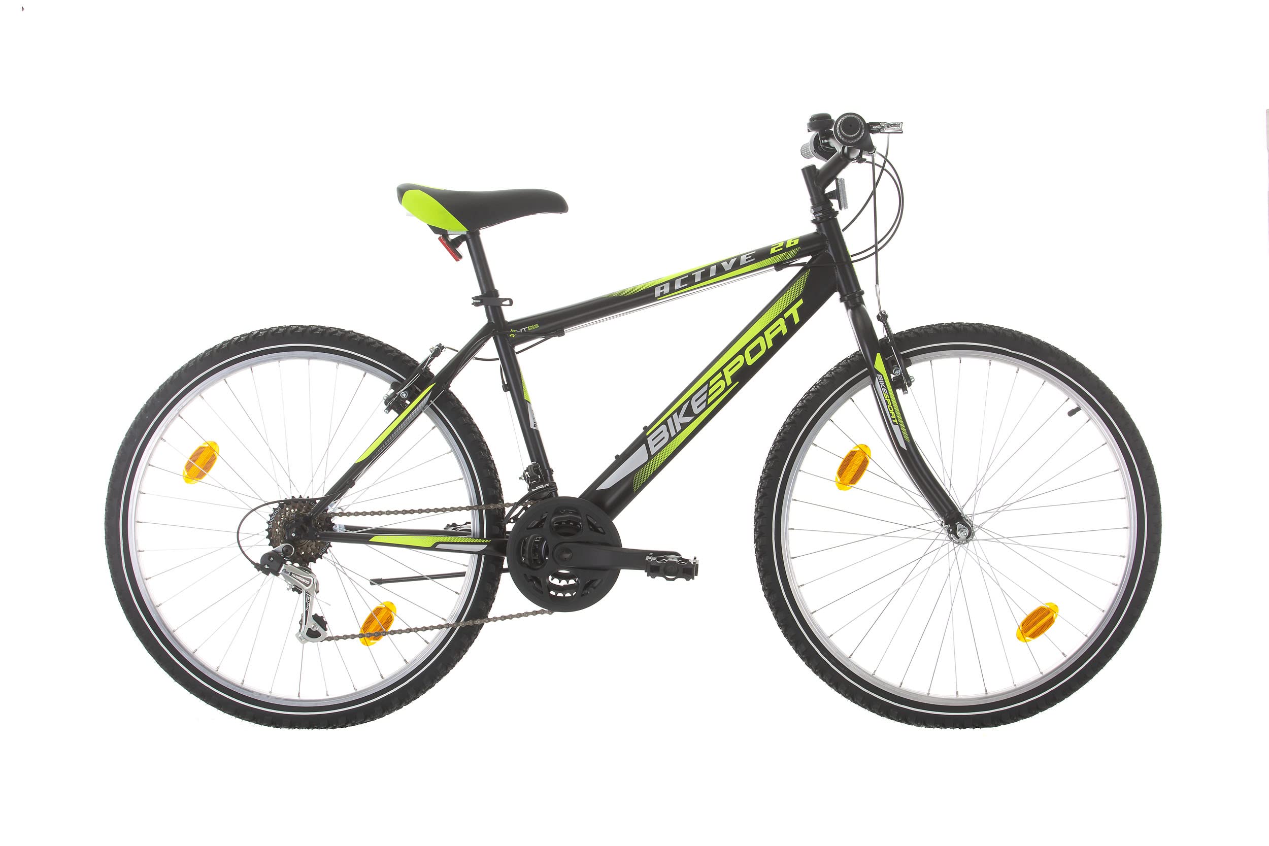 Bikesport Active 26 Inch 18-Speed Mountain Bike for Men & Boys - Ideal for Heights 155-170cm | Perfect for Trail Riding, Commuting & Outdoor Adventures
