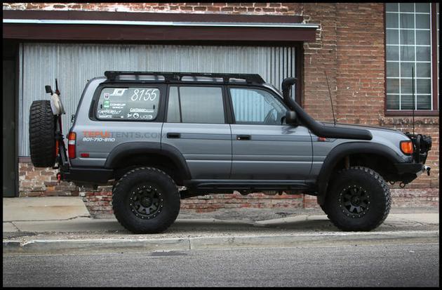 Prinsu Design Studio Roof Rack for 1990-1997 Toyota Land Cruiser 80 Series | Heavy-Duty Aluminum Rack for Off-Road Adventures & Overlanding