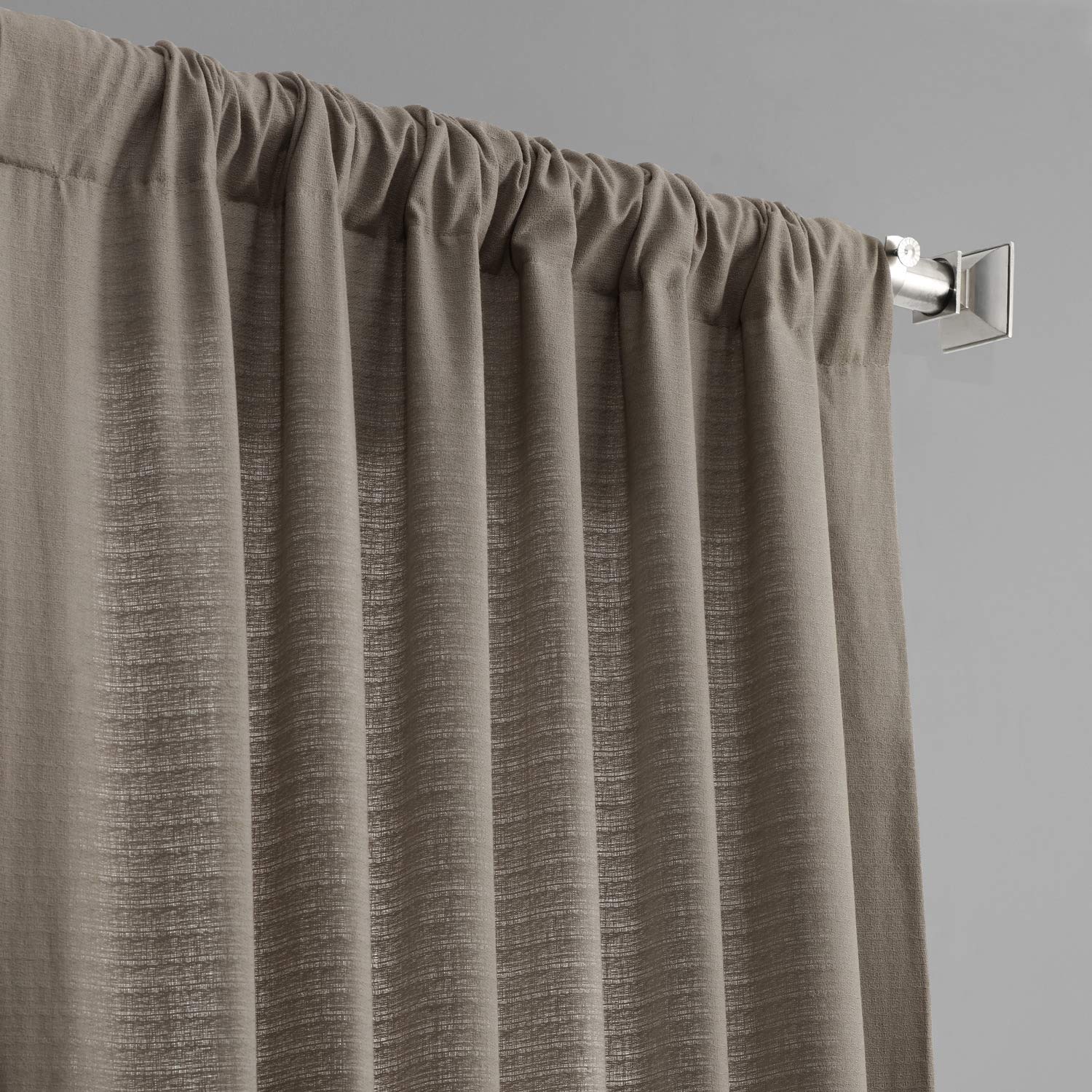 HPD Half Price Drapes Cotton Textured BarkWeave Window Curtains - 50