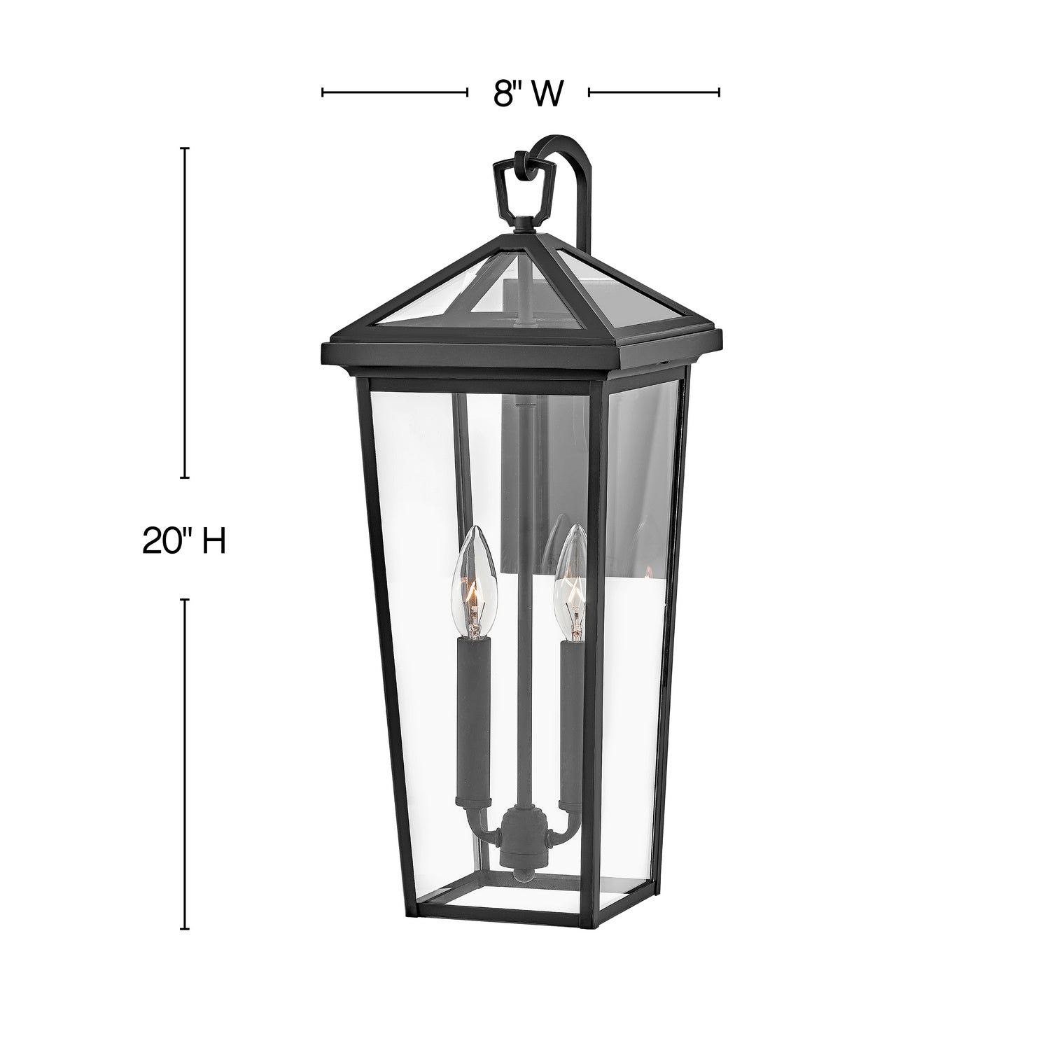 Alford Place LED Wall Mount Light Fixture - Museum Black Finish - Perfect for Living Room, Bedroom, and Hallway Lighting