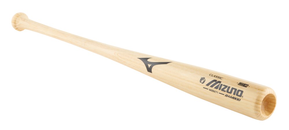 Mizuno Bamboo Classic MZB 271 Wood Baseball Bat for Youth & Adult Players - Perfect for Training, Games & League Play