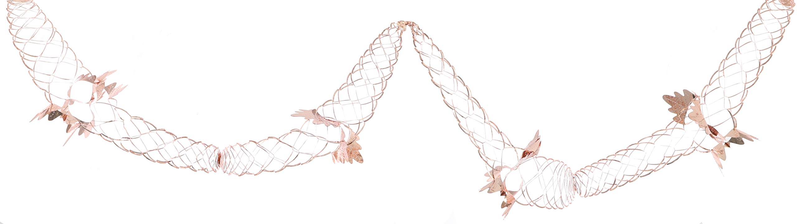Christmas Concepts® 2-Pack 9ft Rose Gold Garland - Elegant Festive Hanging Decor for Holiday Tree, Mantel & Staircase - Premium Christmas Decorations for Home & Party