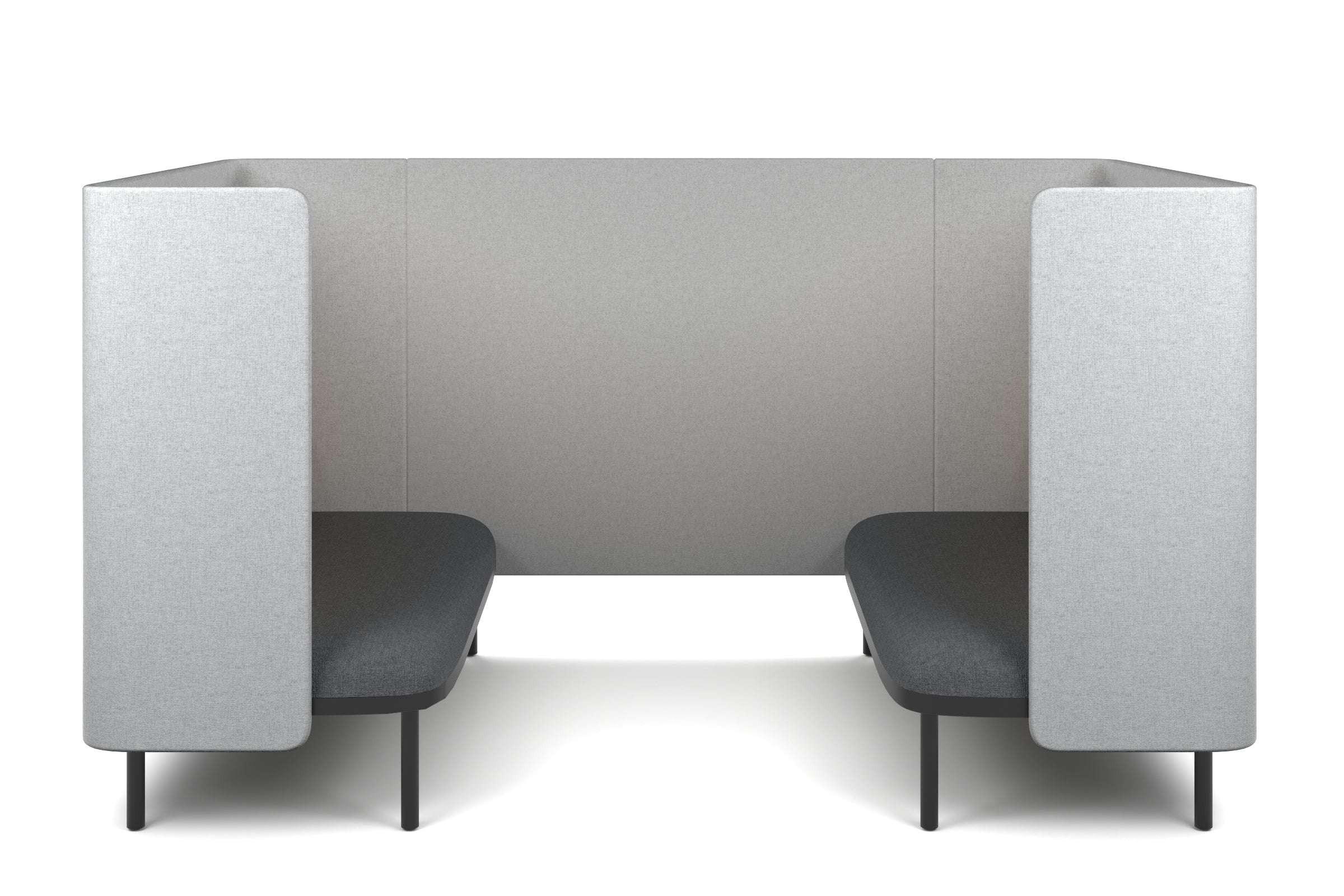 Comfortable Two-Person Privacy Pod Booth for Office, Home & Libraries - Soundproof & Cozy Seating Solution