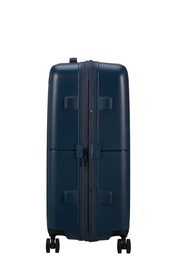 American Tourister 67cm Dashpop Medium Spinner Luggage - Midnight Blue | Lightweight Suitcase for Travel, Business Trips & Weekend Getaways