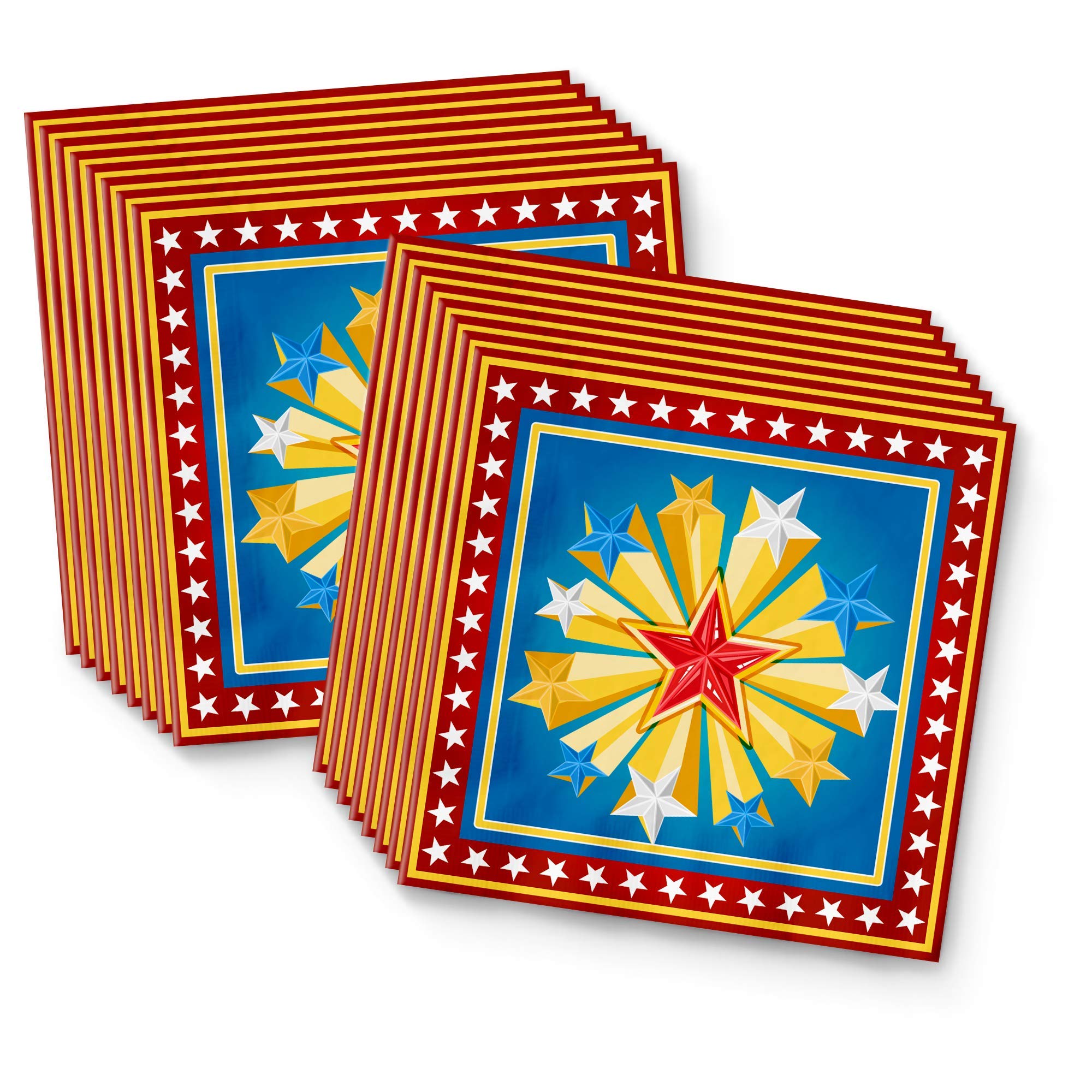 Mighty Woman Superhero Birthday Party Supplies Set - 16-Piece Tableware Kit with Plates, Napkins & Cups for Girls' Superhero Themed Party | Perfect for Kids' Birthday Celebrations & Decorations