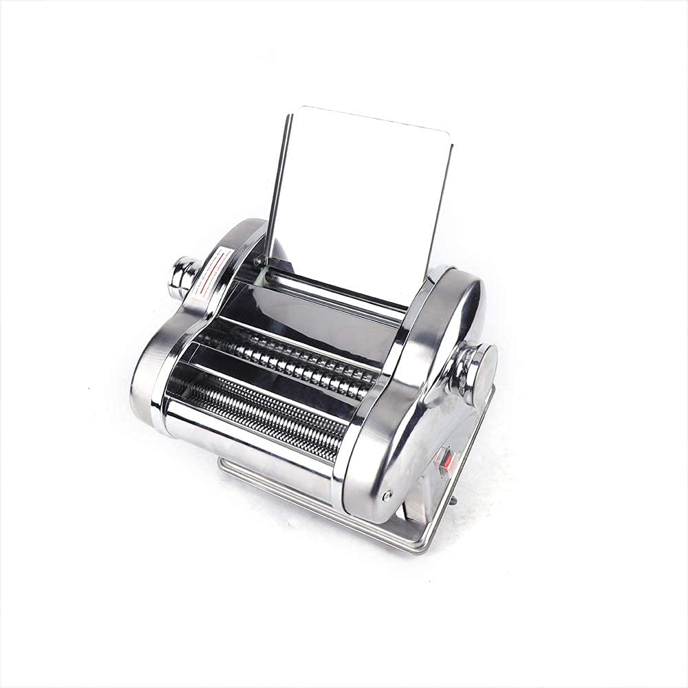 Commercial Electric Noodle Machine - Stainless Steel Pasta Maker & Dough Roller Sheeter for Restaurant, Bakery & Home Use - Perfect for Making Fresh Pasta, Dumpling Wrappers & Pastry Dough