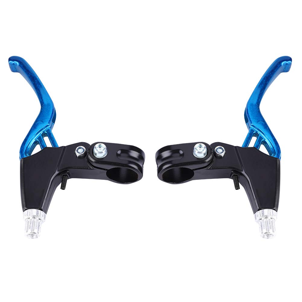 Premium Aluminum Alloy Bicycle Brake Levers - Universal 2.2cm Bike Brake Handles for Road & Mountain Bikes (Blue/Black) | Durable Cycling Gear for Commuting, Trail Riding & Outdoor Adventures