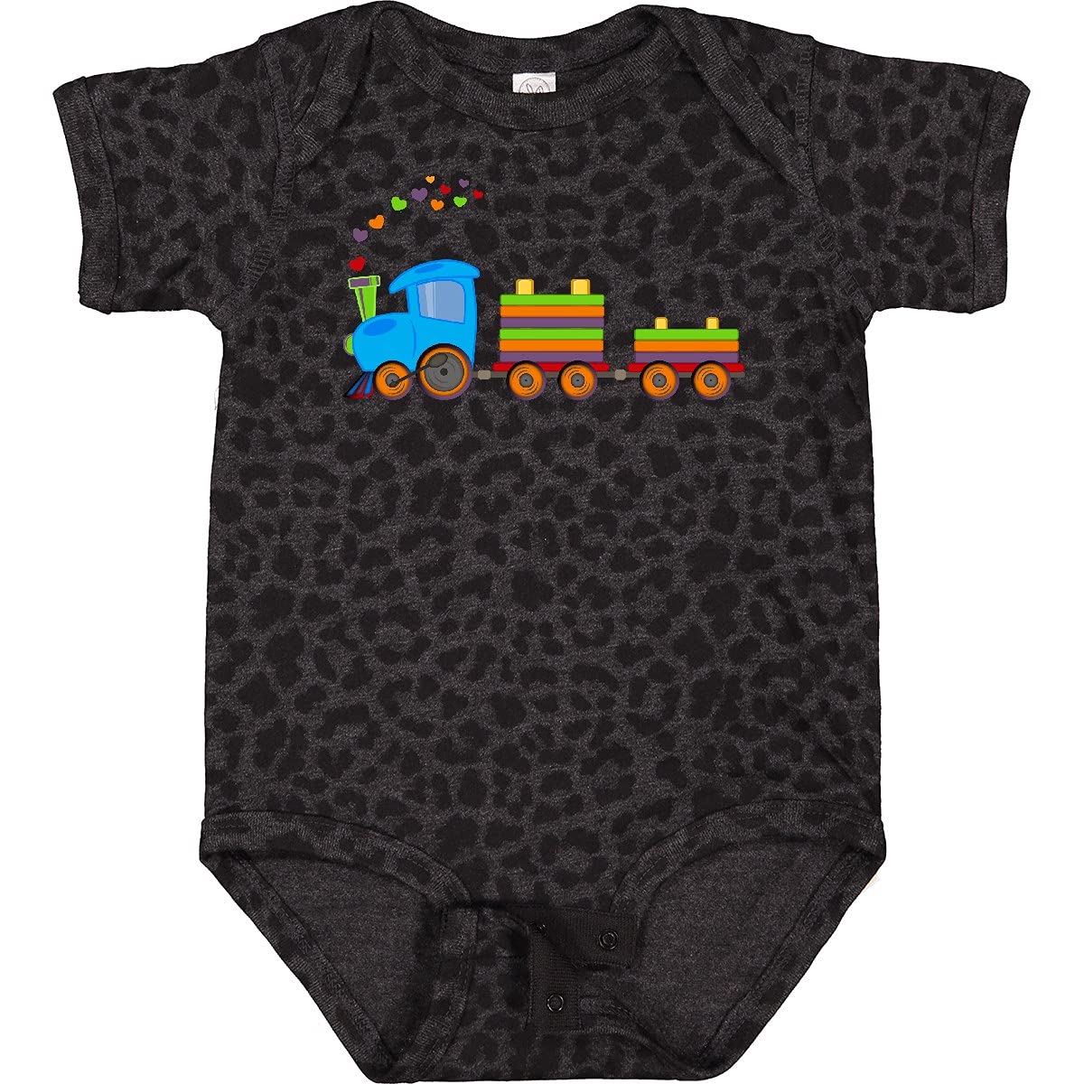 Inktastic Colorful Toy Train Baby Bodysuit - Soft Cotton Onesie for Infants & Toddlers - Perfect for Playtime, Daycare & Family Photos