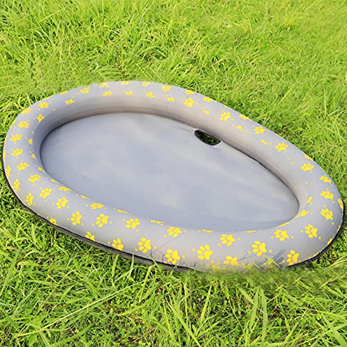VALINK Inflatable Dog Pool Float - Durable Pet Swimming Raft with Comfortable Design, Perfect for Summer Water Play & Relaxation - Great for Backyard Pools, Lakes, and Beach Outings with Your Dog