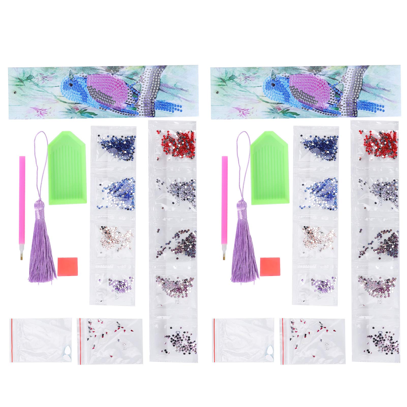Pwshymi Special-Shaped Bookmarks - 3D DIY Bookmark Set for Books, Durable & Easy to Use - Perfect for Reading, Gifts, and Book Lovers