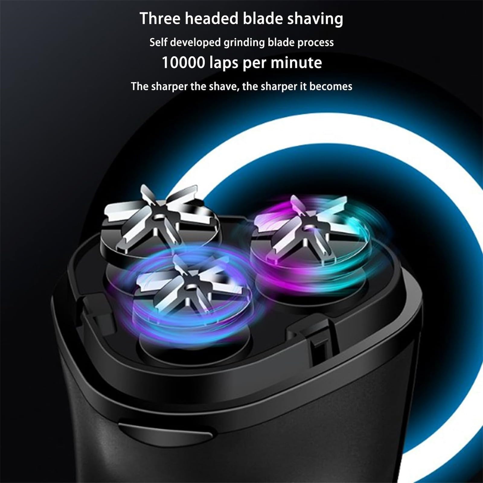 2025 Men's Electric Razor - Waterproof Wet/Dry Cordless Rechargeable Shaver for Smooth Shaving | Portable Face Shaver for Travel | Perfect Gift for Boyfriend, Father & Husband | Home, Office & Gym Use