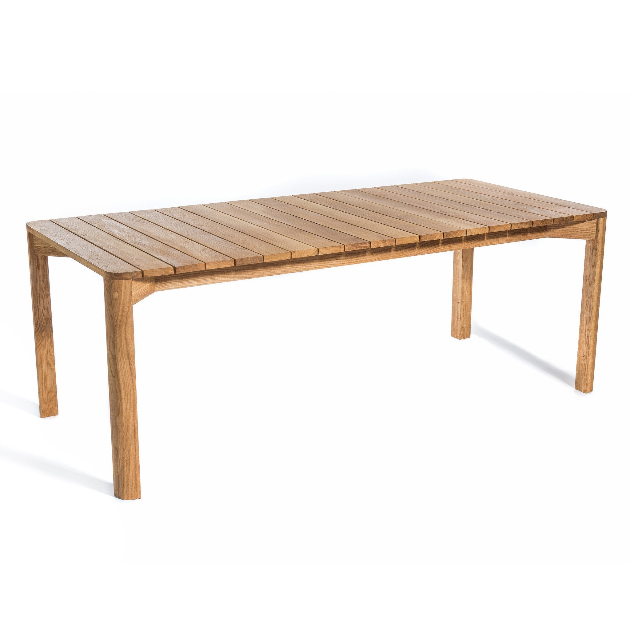 Modern Korso Dining Table - Solid Wood Kitchen Table for 6 - Perfect for Family Meals & Dinner Parties
