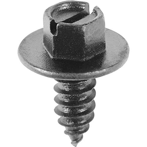 AUVECO 20446 Slotted Hex Washer - Heavy Duty Zinc Plated Steel Fasteners for Automotive, Machinery & DIY Projects - Perfect for Secure Bolting in Construction, Furniture Assembly & Outdoor Equipment