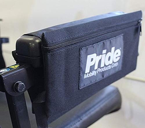 Pride Mobility 小型代步车扶手马鞍包 DWR1020D010 - 便携储物解决方案，适用于日常出行和户外活动